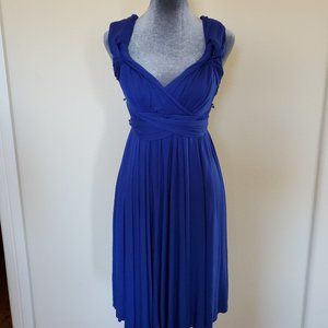 Anthropologie blue dress